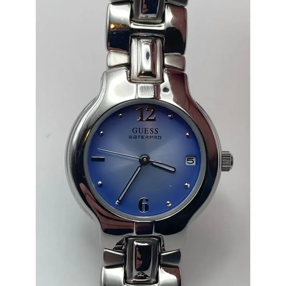 Guess Waterpro Women's Watch 26mm  - New Battery WR 100m Wrist 6.75-7